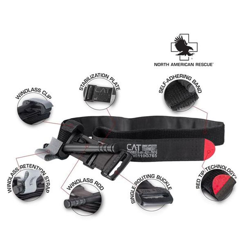 C-A-T TOURNIQUET GEN 7 (North American Rescue), Black