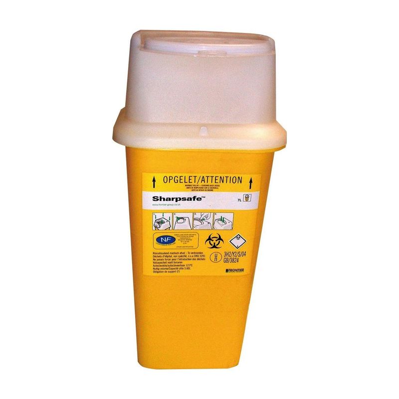 Kanyleboks Sharpsafe 7L UN-godkjent