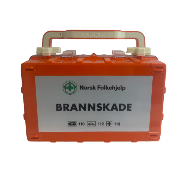 Hovedbilde Brannskadekoffert komplett Norsk Folkehjelp