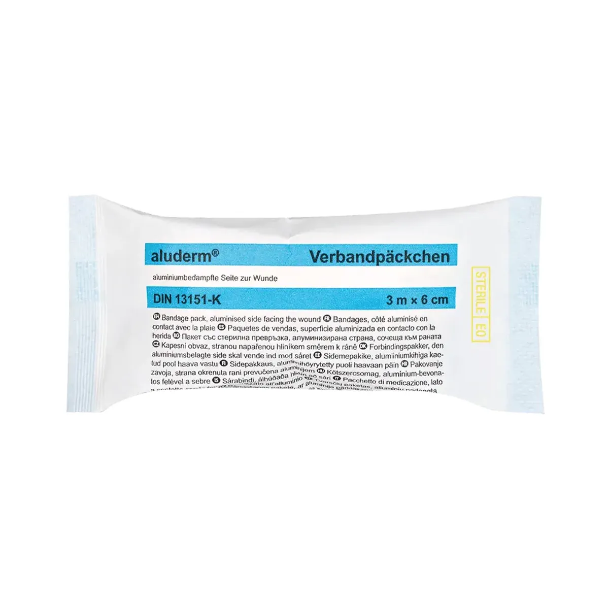 aluderm® Bandage Packet DIN small  3 m x 6 cm