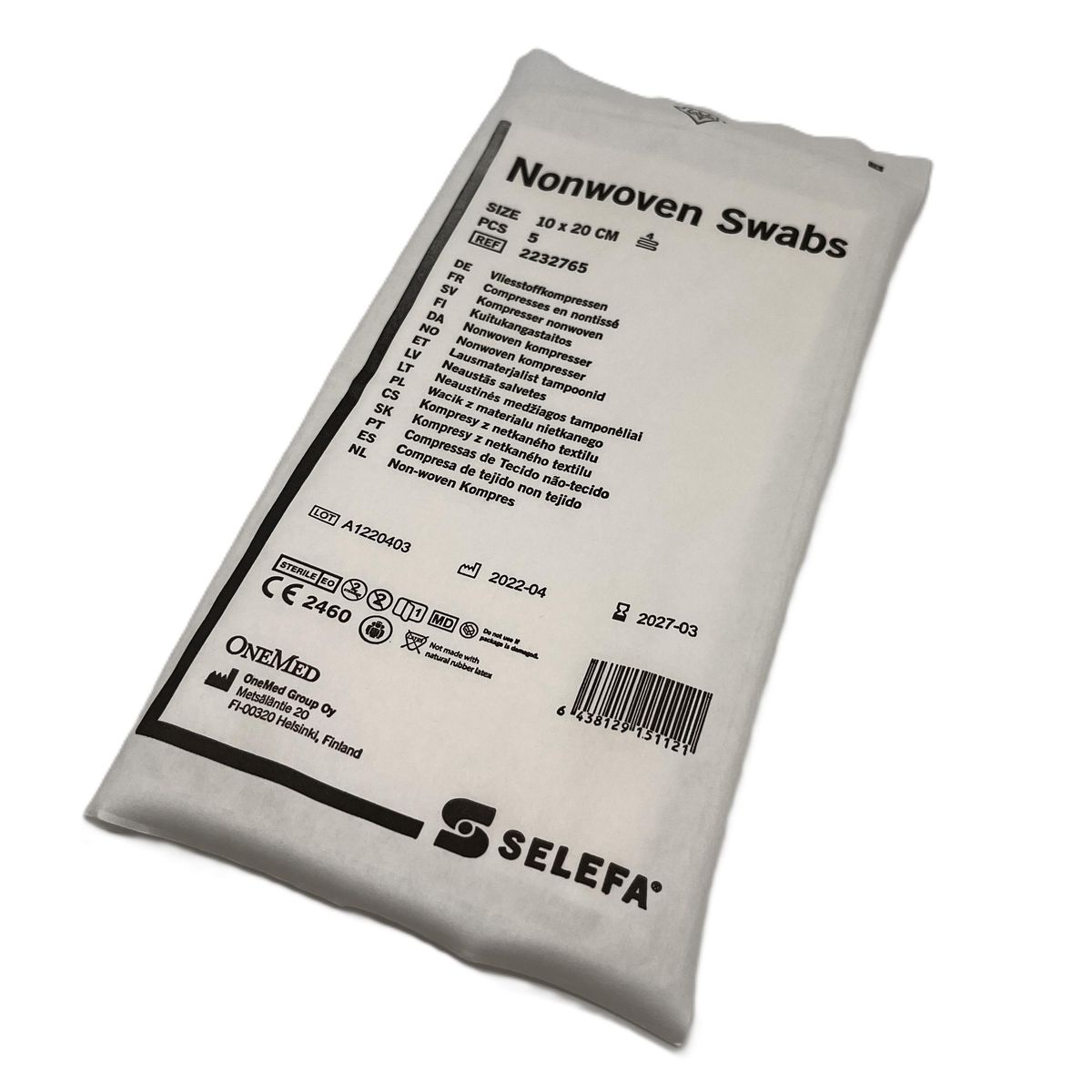 Kompress 4-lag NW 10x20cm Steril
